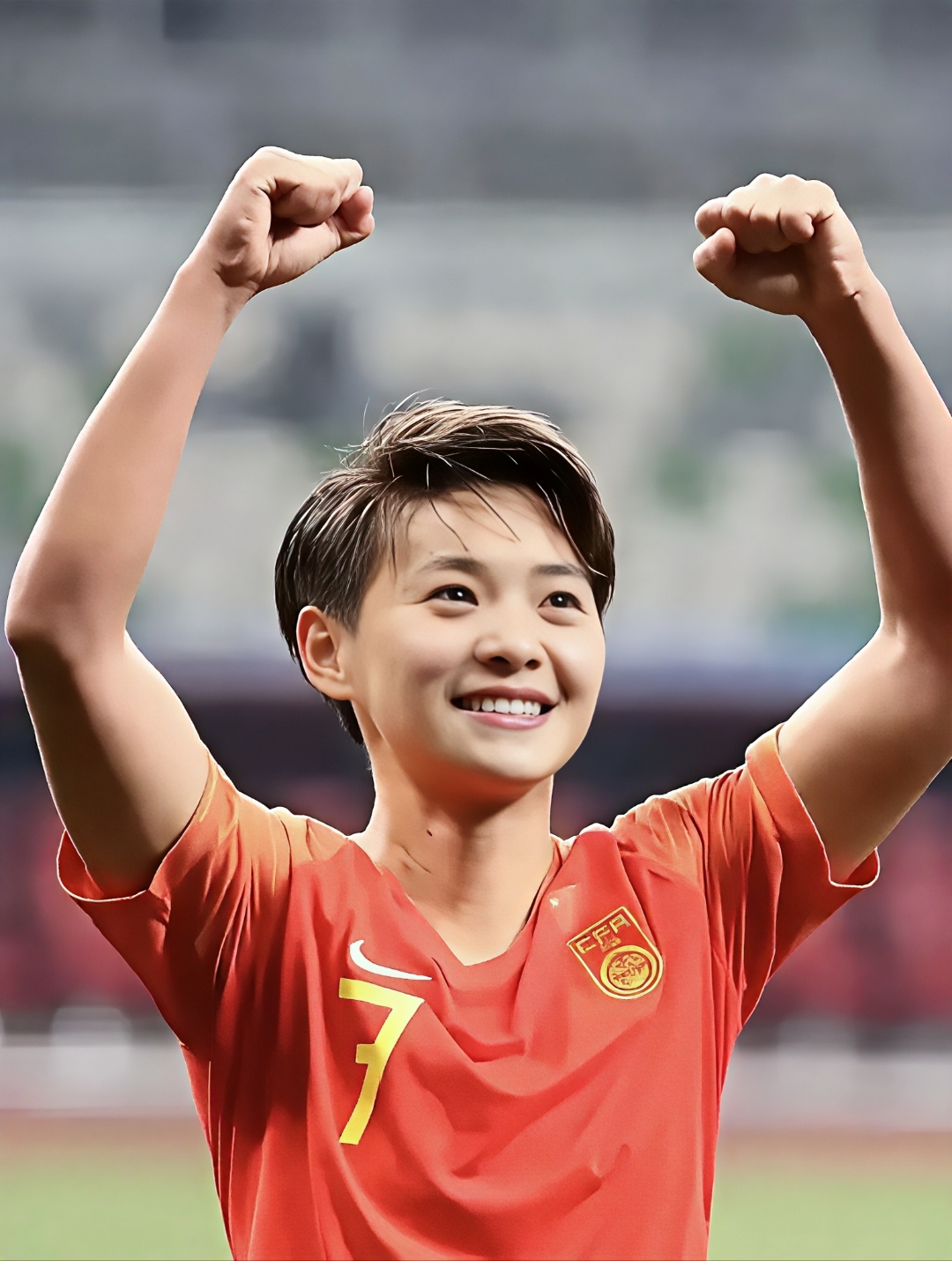 中国女足主力球员李影获得杰出运动员奖项